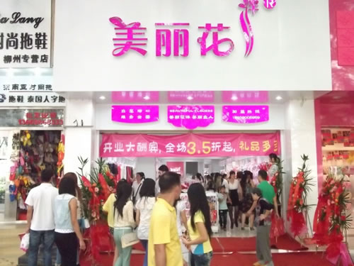 美丽花伴州飞鹅店铺形象