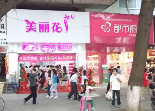 美丽花伴州飞鹅店铺形象