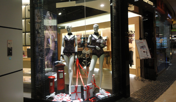 夏娃的诱惑内衣店面形象展示