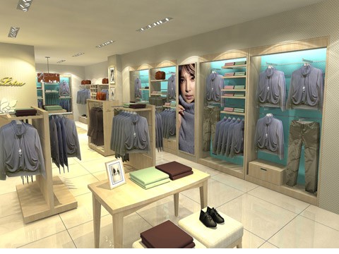 雪莲女装店铺形象展示
