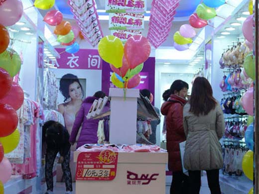 黛妮芳加盟店店面展示