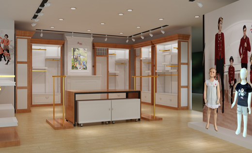 亲尚亲子装终端形象效果图