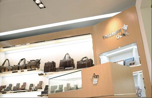 凯爵皮具店面形象图