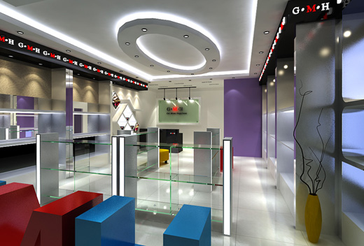 GMH品牌女包店面形象效果展示