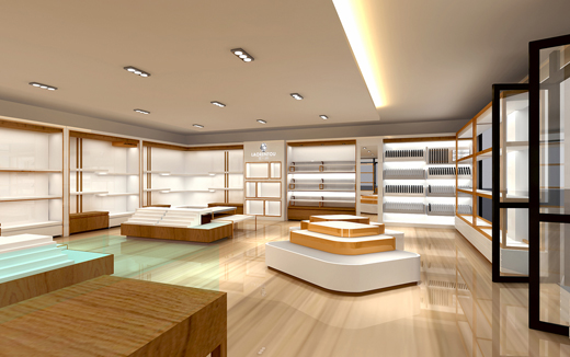 老人头女包店面形象效果图