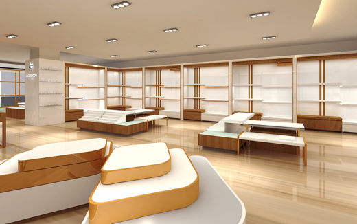 老人头女包店面形象效果图