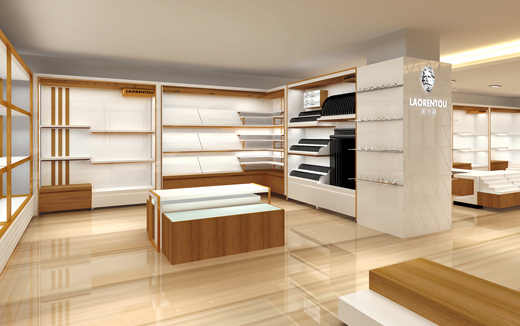 老人头女包店面形象效果图