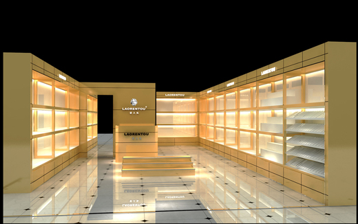 老人头女包店面形象效果图