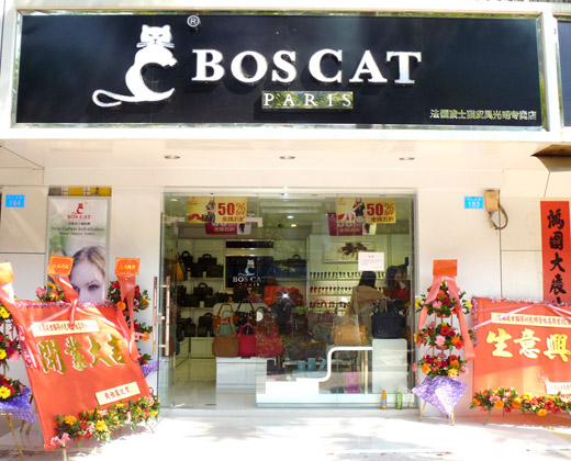 波士猫店面形象图展示