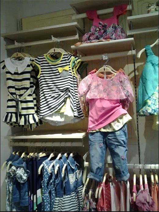 酷比乐童装店面形象图