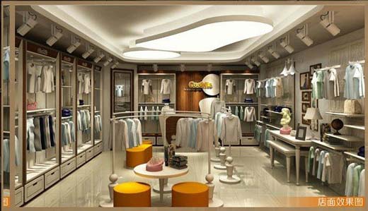 酷比乐童装店面形象效果图