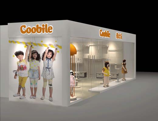 酷比乐童装店面形象图效果图