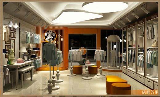 酷比乐童装店面形象效果图