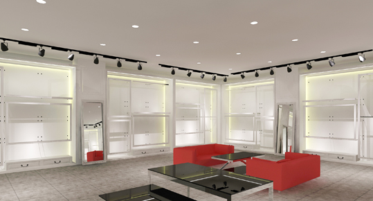 品牌店面设计形象效果图