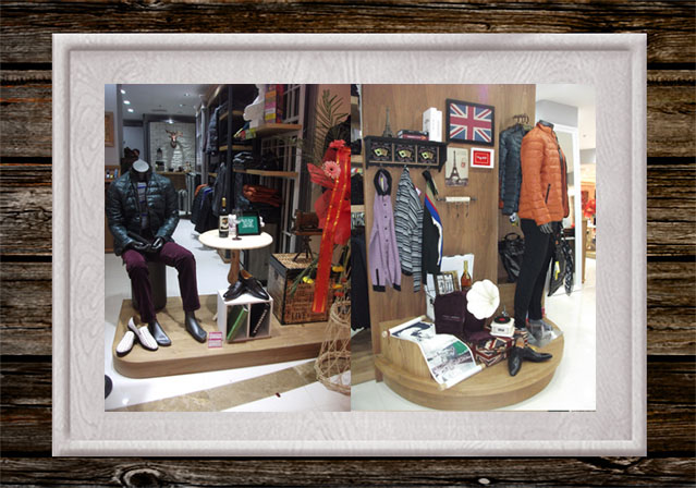 龙天下男装品牌店铺陈列形象