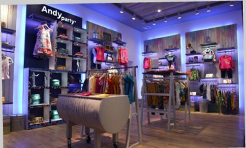 安迪派对店面形象展示