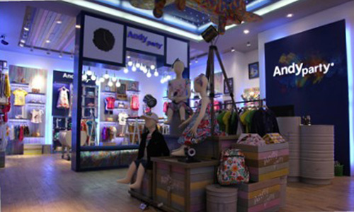 安迪派对店面形象展示