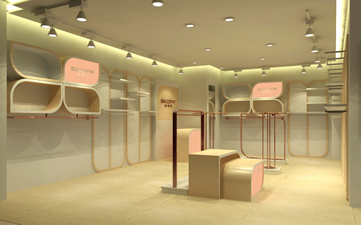 诗柯芙店面形象效果图