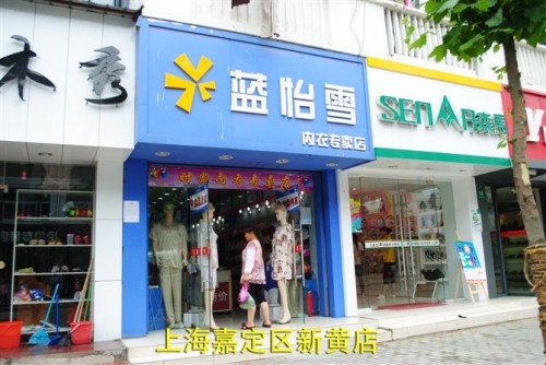 蓝怡雪店面形象展示