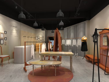 唇印LIPPRINT女装店面形象展示