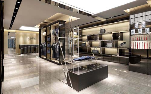 九九良品男装店面形象效果图