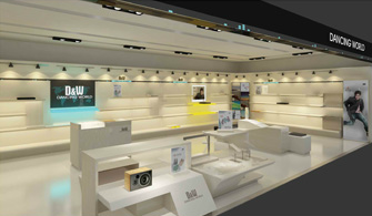 D&W专卖店铺形象效果图展示
