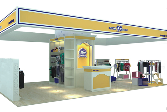 尼可尼淇童装 魔力形象店面