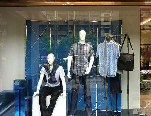 鄂尔多斯时尚男装店面形象展示