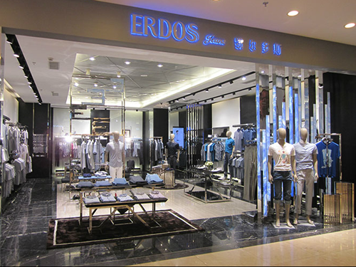 鄂尔多斯时尚男装店面形象展示