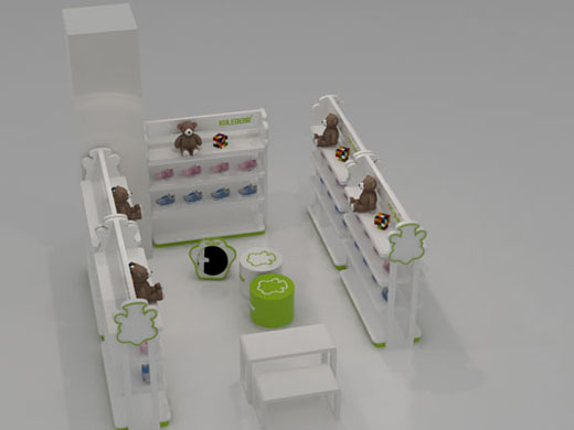 酷乐熊终端形象效果图