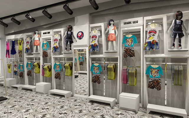 时尚世家店面形象效果图