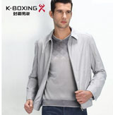 劲霸新款修身短款外套