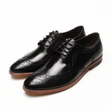 柏帝尼时尚英伦风油腊牛皮男鞋