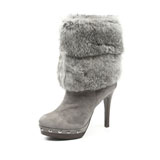 妙丽灰色绒面羊皮