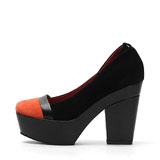 妙丽秋季浅口皮鞋