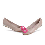 卓诗尼甜美通勤平跟蝴蝶结休闲女单鞋