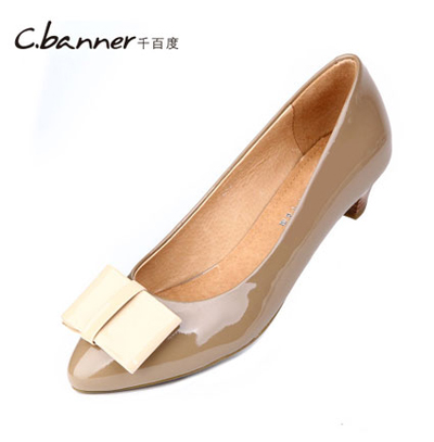 千百度正品2014春季单鞋