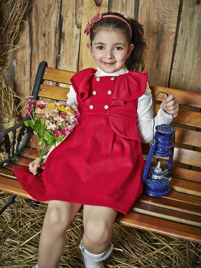 淘帝秋冬背心连衣裙