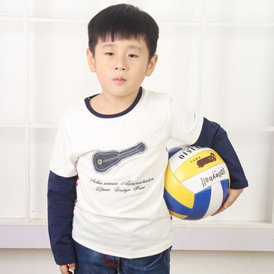 男童打底春季长袖T恤