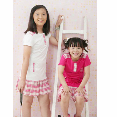 甜心蜜儿女童T恤裙