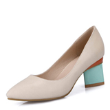 涉趣通勤OL尖头高跟单鞋