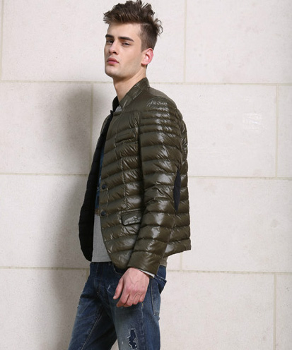 1943S深草绿色男士羽绒服秋冬新款上市