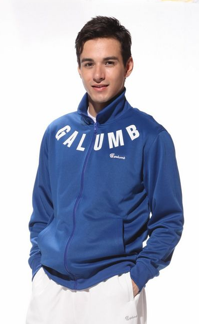 galumb格仑堡男士针织单衫彩蓝