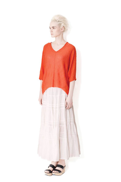 柯妮丝麗橙色秋冬女士毛衣新款上市