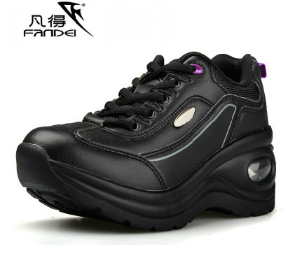 凡得正品厚底女鞋高跟运动休闲鞋女韩版松糕鞋