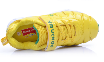 熊猫威尼 2013秋季童鞋亮面男女童鞋儿童运动鞋网
