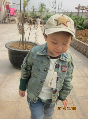 爱宝屋2013儿童牛仔衫童装男童春装新款韩版儿童
