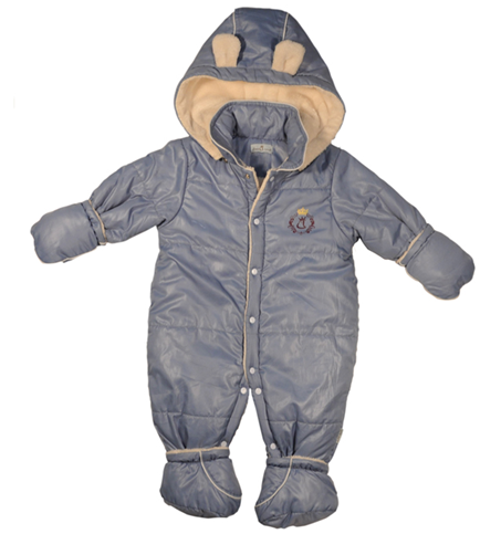 路易迪高新款秋冬前开连身棉衣 婴童