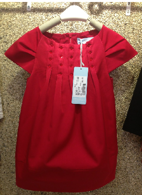 秋冬新款 lynn&milo琳麦罗 红色礼服裙