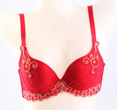 百利安 女士 内衣 水袋 蕾丝 性感 妩媚 聚拢 文胸